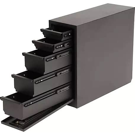 tractor supply black steel 5-drawer wheel well truck box slide|Wheel Well Box .